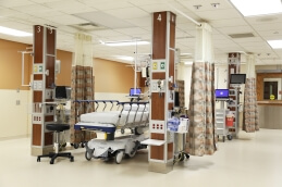 Newly remodeled post anesthesia care unit (PACU)